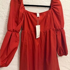 Elegant Red Women's Dress